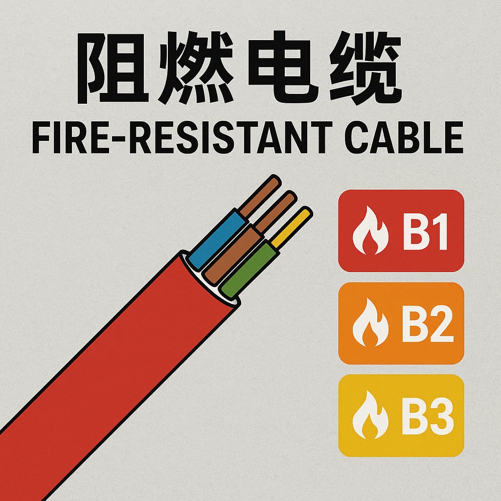 什麽是阻燃電纜？B1、B2、B3級的區別你了解嗎？