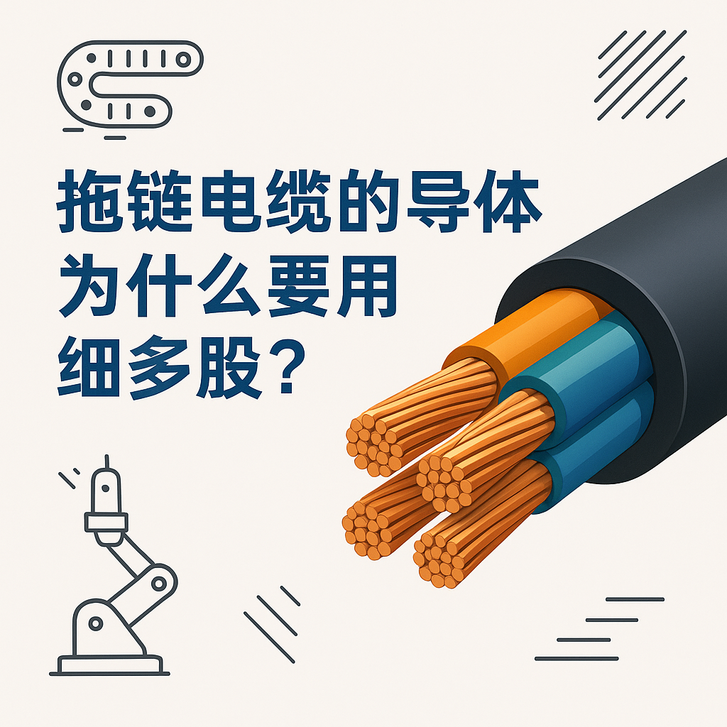 拖鏈電纜的（de）導體為什麽要用細多股？