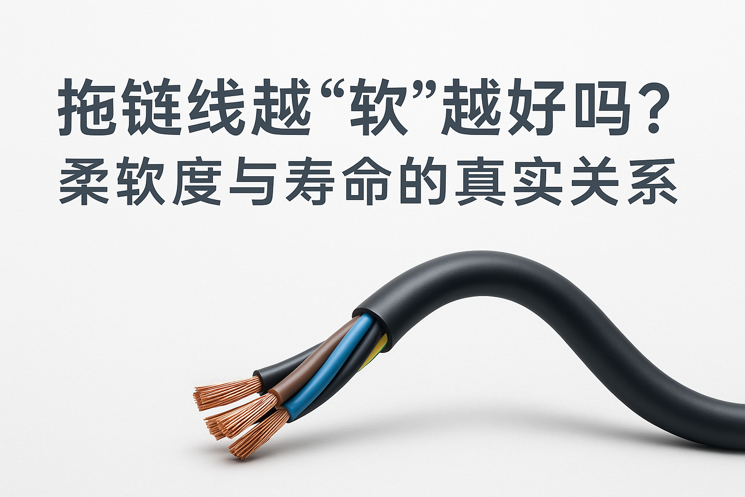 拖鏈線越“軟”越好嗎？柔（róu）軟度與壽命的真實關係