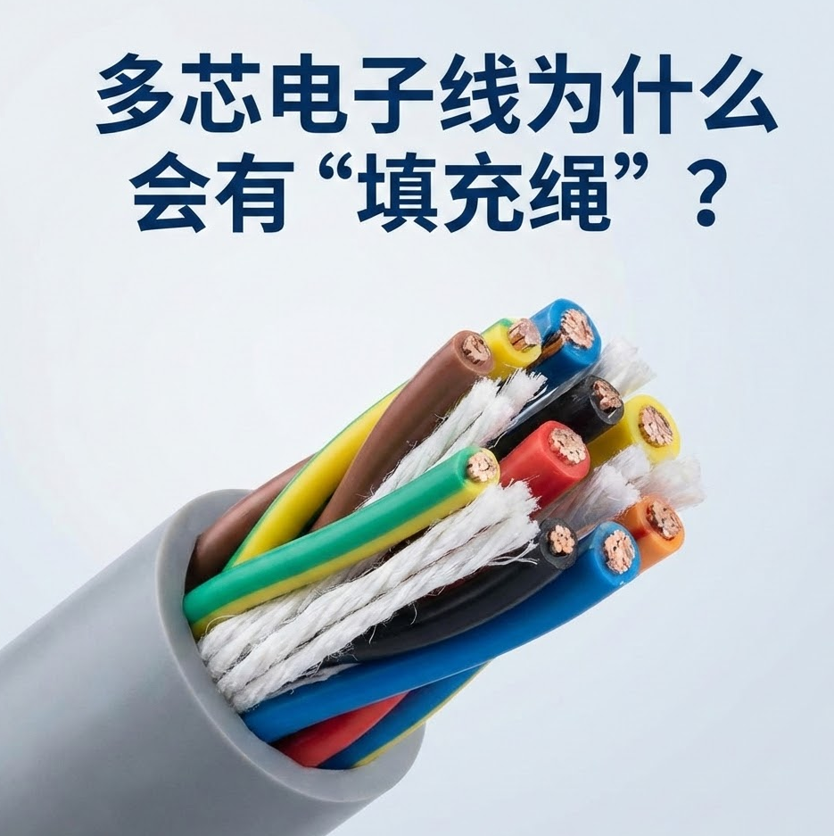 多芯電子線為什麽會有“填充繩”？